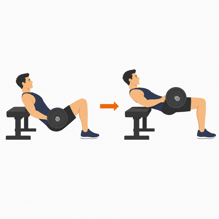 Hip thrust con elástico